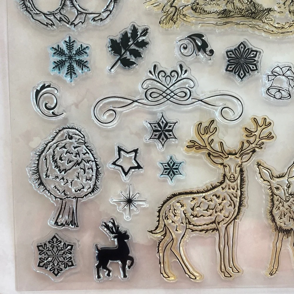 Homemaker Rare Earth Winter Wonderland and Winter Wishes Stamp Sets